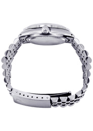 Womens Rolex Datejust Watch 16200 | 36Mm | Blue Black Dial | Two Row 4.25 Carat Bezel | Jubilee Band