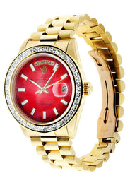 Diamond Rolex Day-Date | 18K Yellow Gold | 36 Mm