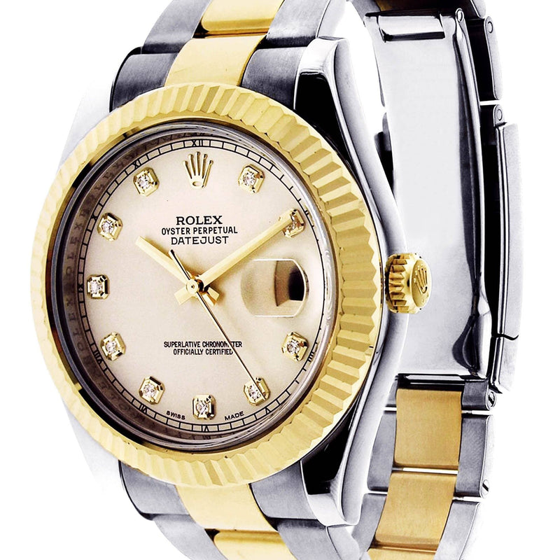 Rolex Datejust 2 | 18K Yellow Gold | 41 Mm