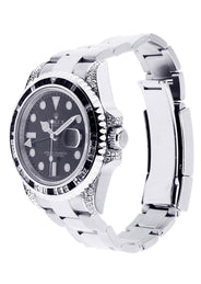 Diamond Rolex Gmt-Master 2 | Stainless Steel | 40 Mm