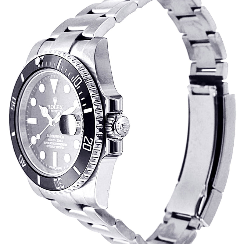 ROLEX SUBMARINER DATE 40 | STEEL WATCH | OYSTER BAND | CERAMIC BLACK BEZEL