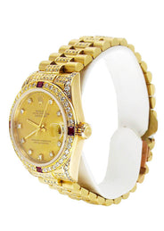 Rolex Datejust Watch For Women | Yellow Gold | 31 Mm