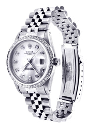Diamond Rolex Datejust | Stainless Steel | 34 Mm