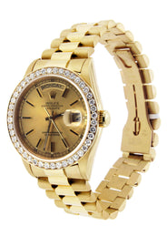 Diamond Rolex Day-Date | 18K Yellow Gold | 36 Mm