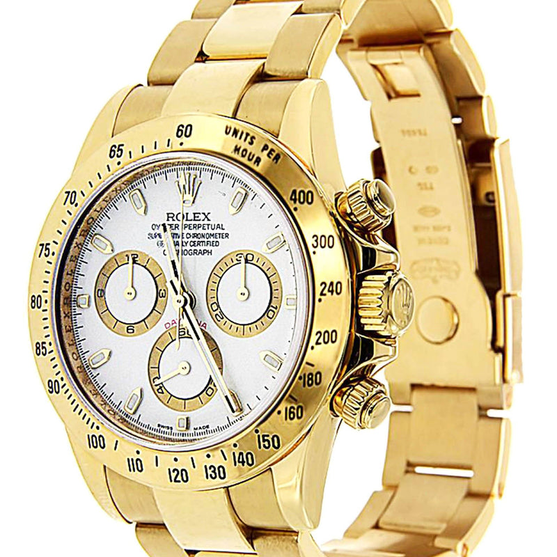 Rolex Daytona | 18K Yellow Gold | 40 Mm