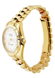 Rolex Datejust Watch For Women | 18K Yellow Gold | 31 Mm