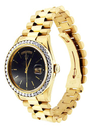 Diamond Rolex Day-Date | 18K Yellow Gold | 36 Mm