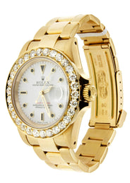 Diamond Rolex Yacht Master | 18K Yellow Gold