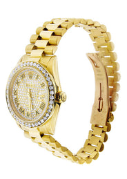 Rolex Datejust Watch For Women | Yellow Gold | 31 Mm