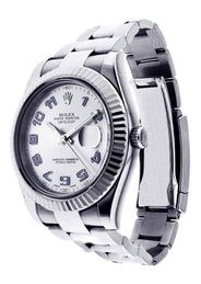 Rolex Datejust 2 | Stainless Steel |  18K White Gold Bezel | 41 Mm