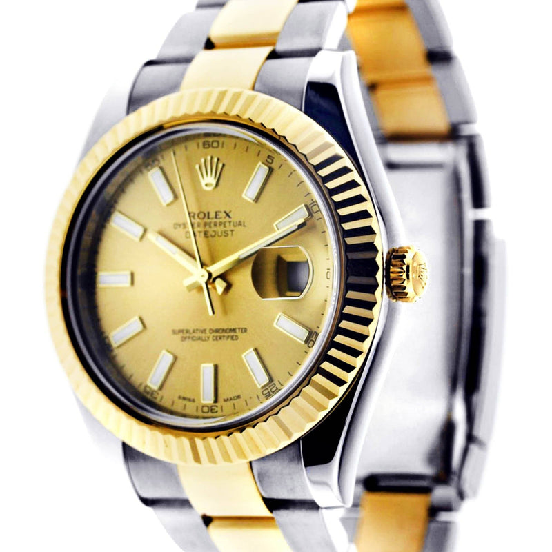 Rolex Datejust 2 | 18K Yellow Gold | 41 Mm