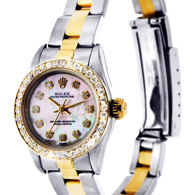 Rolex Oyster Perpetual Watch For Women | Two Tone | 26 Mm