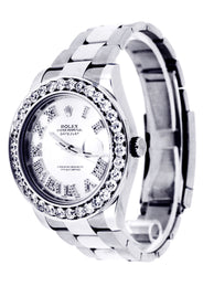 Diamond Rolex Datejust | Stainless Steel | Diamond Silver Roman Numeral Dial | 36 MM