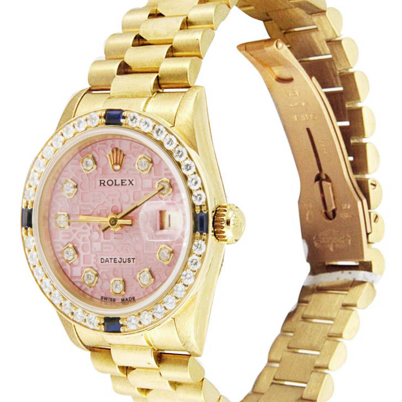 Rolex Datejust Watch For Women | Yellow Gold | 26 Mm