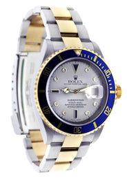ROLEX SUBMARINER DATE 40 MM | 18K GOLD &  STEEL WATCH | OYSTER BAND | GREY DIAL