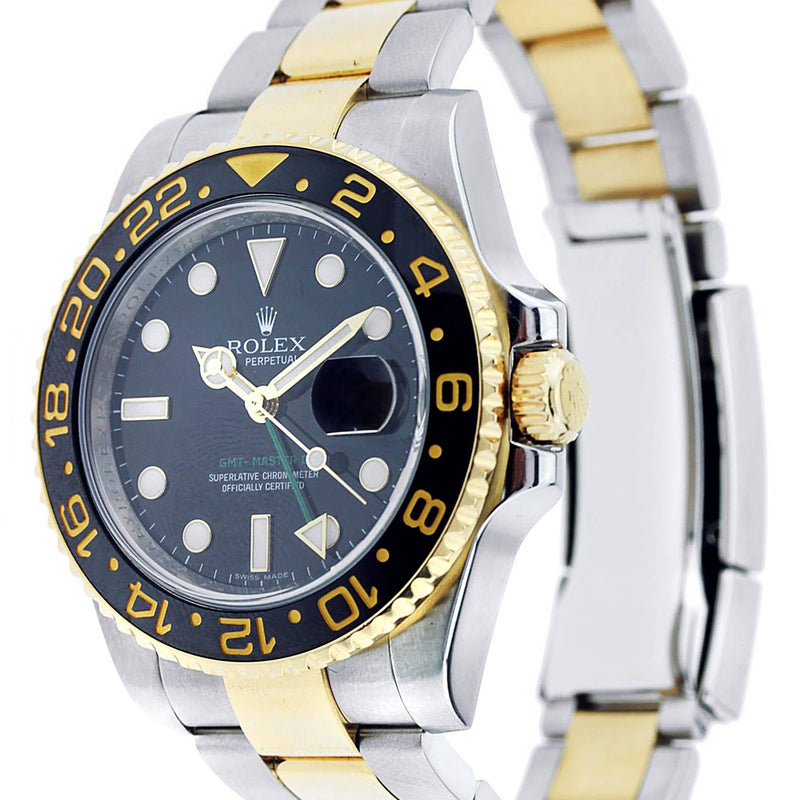 Rolex Gmt Master 2  | 18K Yellow Gold | 40 Mm