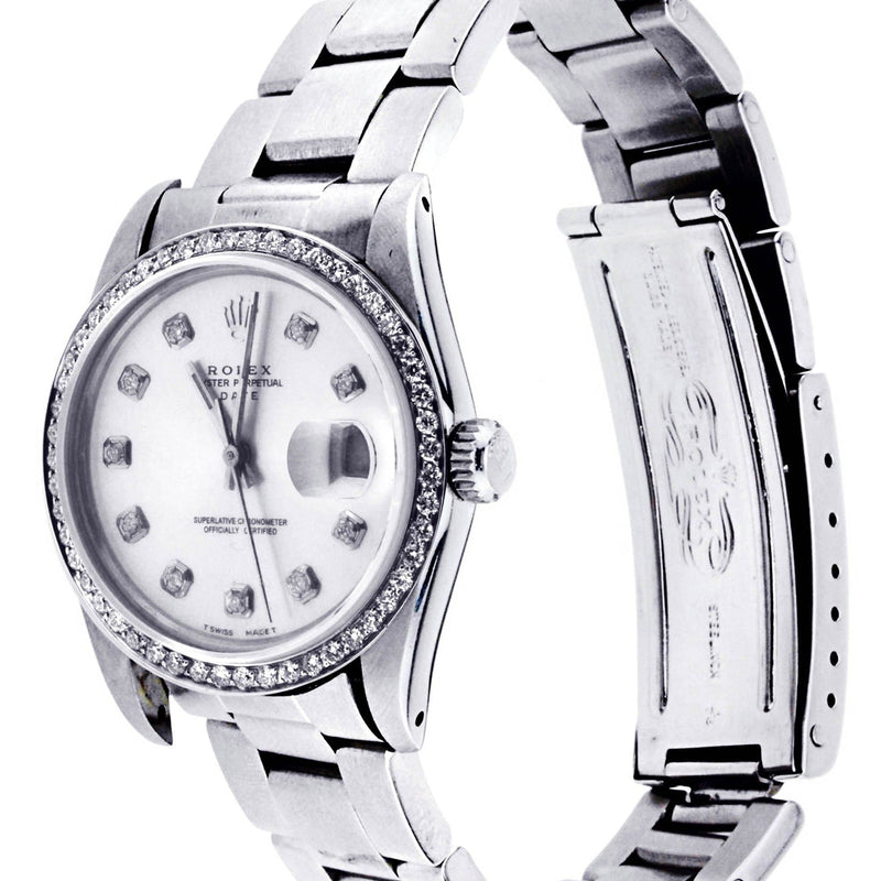 Diamond Rolex Datejust | Stainless Steel | 36 Mm