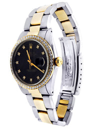 Diamond Rolex Datejust | 18K Yellow Gold | 36 Mm