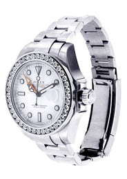 Diamond Rolex Explorer 2 | Stainless Steel | 42 Mm