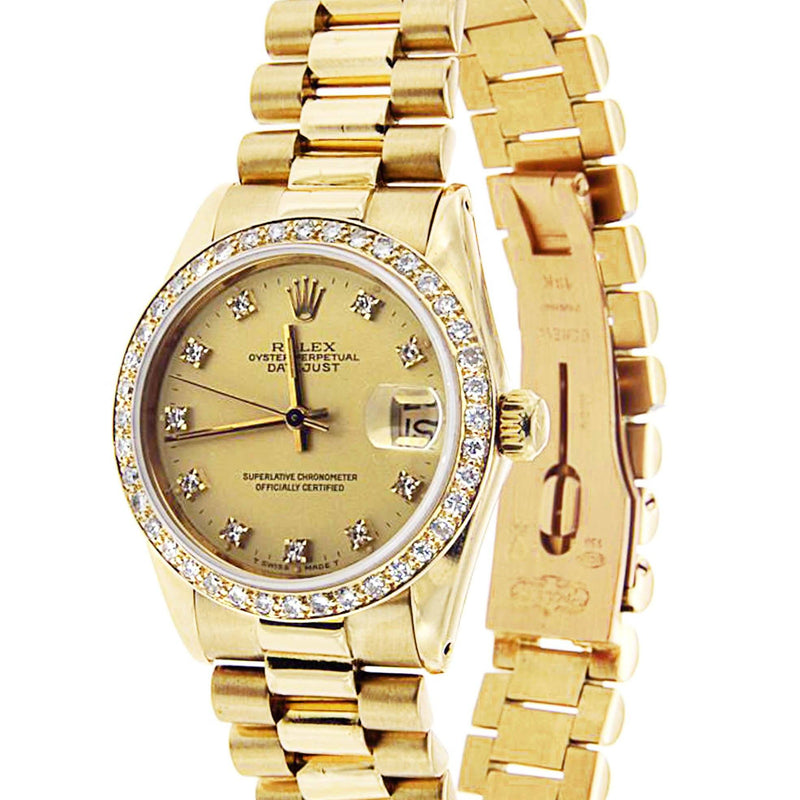 Rolex Datejust Watch For Women | Yellow Gold | 31 Mm