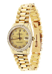 Rolex Datejust Watch For Women | Yellow Gold | 31 Mm