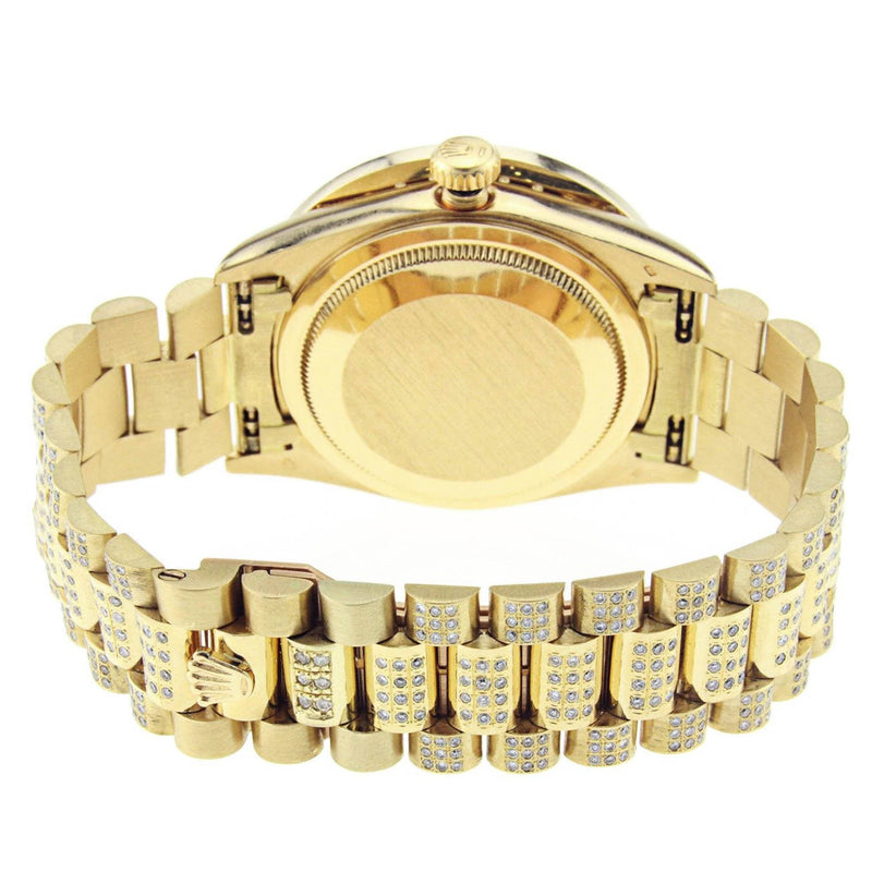 Diamond Rolex Day-Date | 18K Yellow Gold | 36 Mm