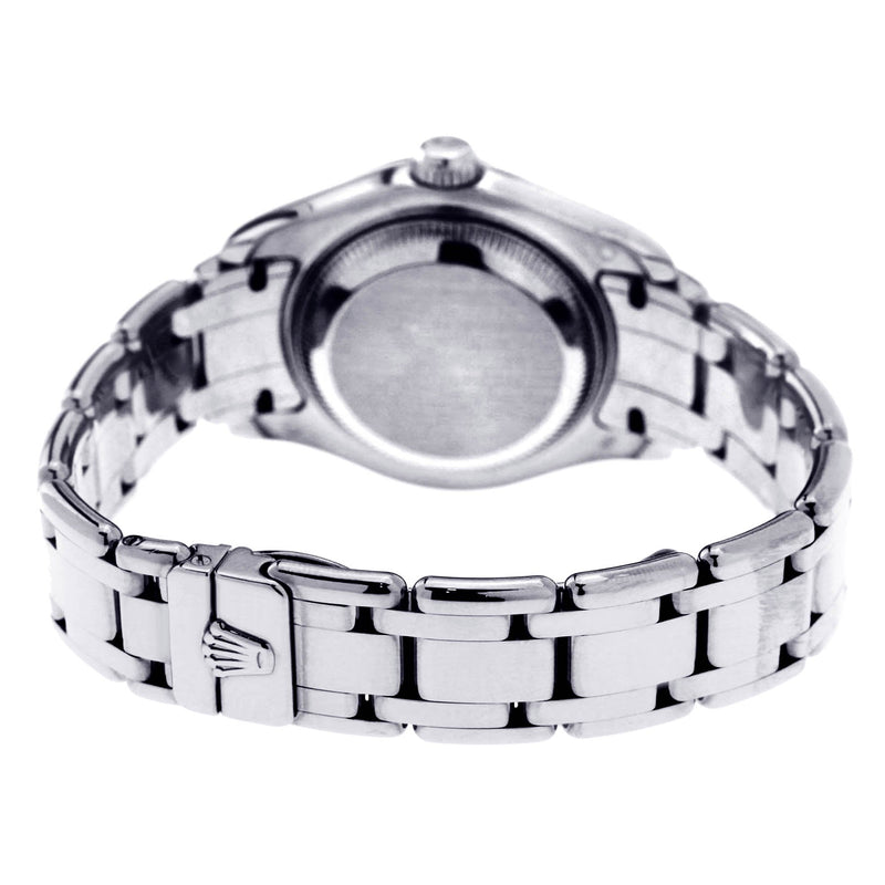 Rolex Pearlmaster Watch For Women | 18K White Gold | 29 Mm