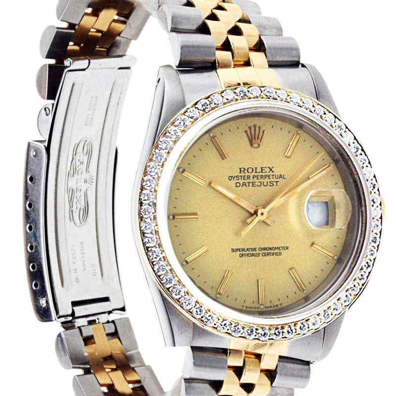 Diamond Rolex Datejust | Stainless Steel