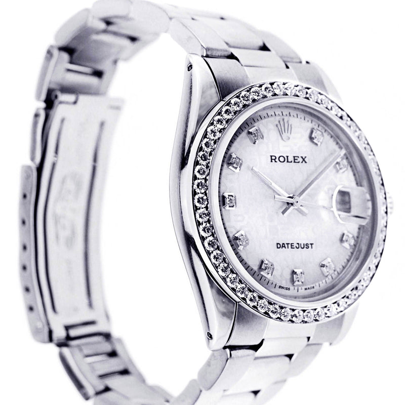 Diamond Rolex Datejust | Stainless Steel | 36 Mm