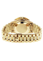 Diamond Rolex Day-Date | 18K Yellow Gold