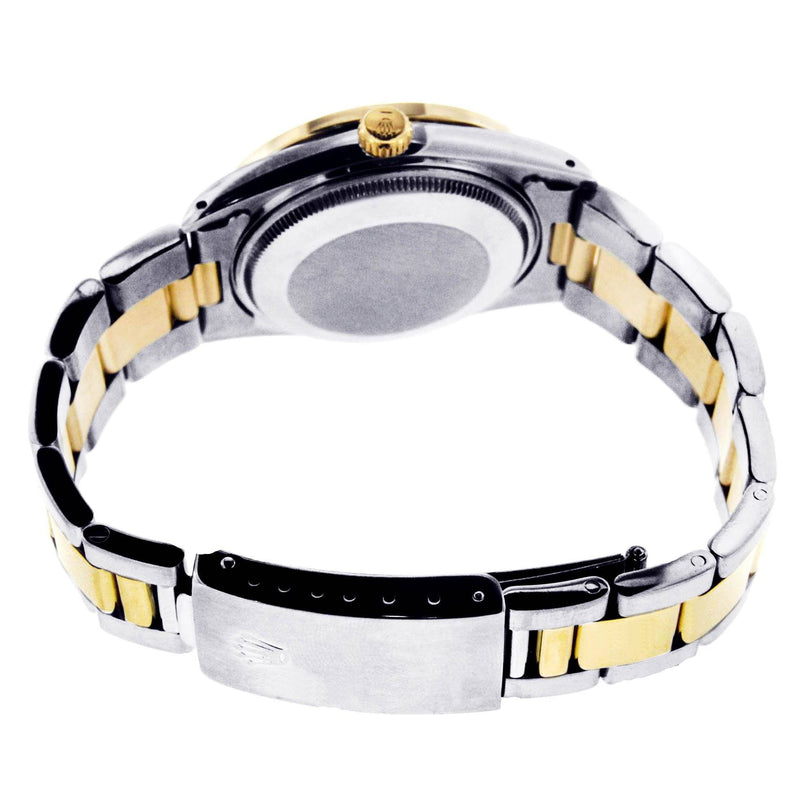 Diamond Rolex Date | Stainless Steel
