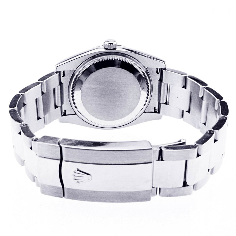 Diamond Rolex Date | Stainless Steel