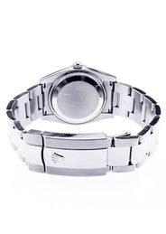 Diamond Rolex Date | Stainless Steel