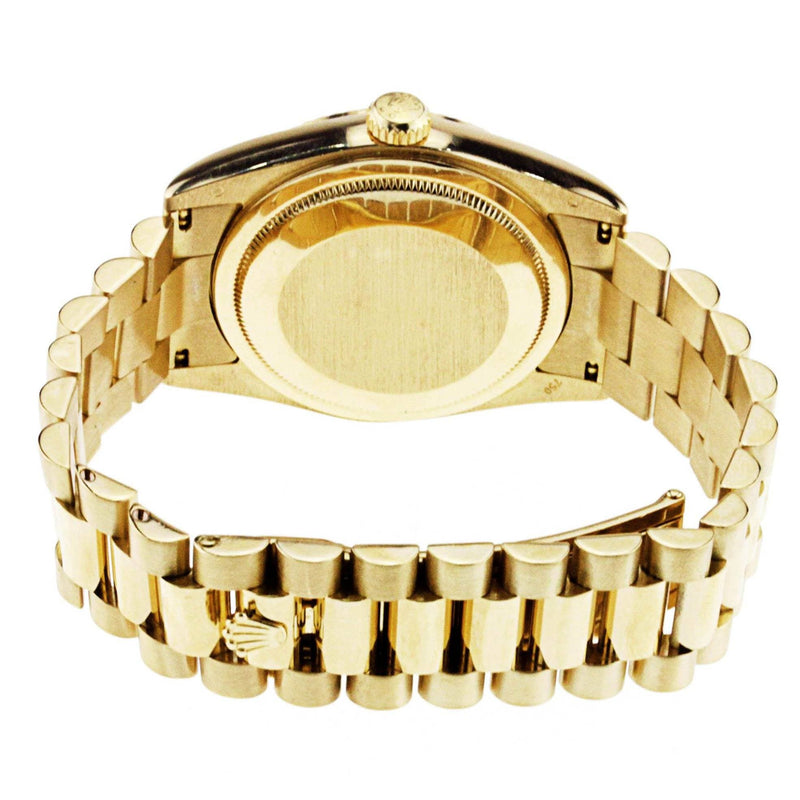 Diamond Rolex Day-Date | 18K Yellow Gold