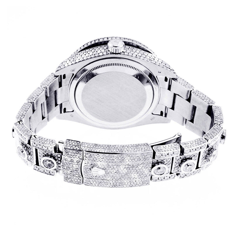 Diamond Rolex Sky Dweller | 18K White Gold | 42 Mm