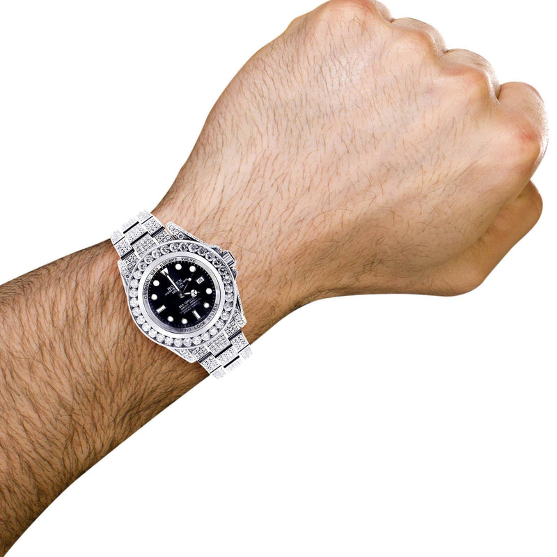 Diamond Rolex Deepsea Sea-Dweller | Stainless Steel