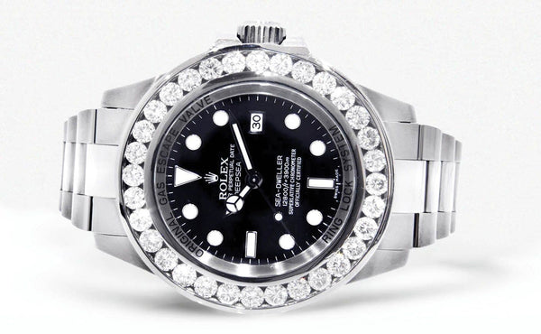 Diamond Rolex Deepsea Sea-Dweller | Stainless Steel | 44 Mm