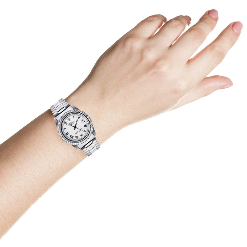 Rolex Datejust Watch For Women | 18K White Gold