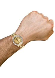 Diamond Rolex Day-Date | 18K Yellow Gold