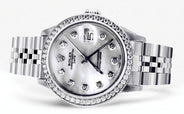 Diamond Rolex Datejust | Stainless Steel | 34 Mm