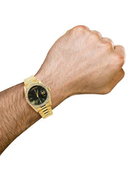 Diamond Rolex Day-Date | 18K Yellow Gold | 36 Mm