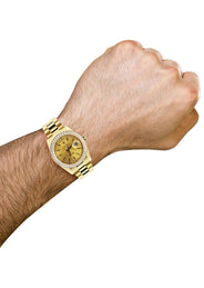 Diamond Rolex Day-Date | 18K Yellow Gold | 36 Mm