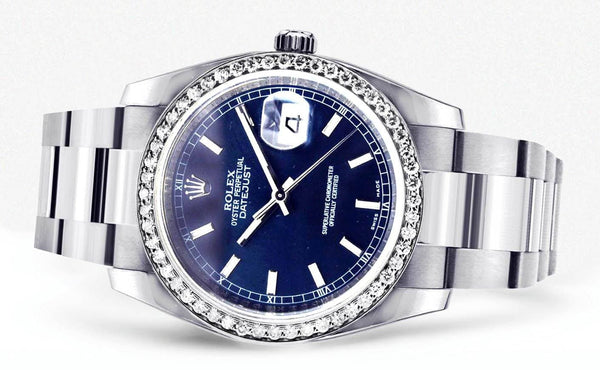 Diamond Rolex Datejust | Stainless Steel | 36 Mm