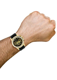 Diamond Rolex Daytona | 18K Yellow Gold | 40 Mm