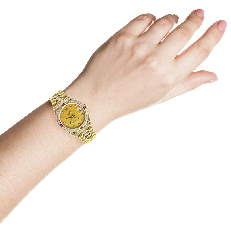 Rolex Datejust Watch For Women | Yellow Gold | 31 Mm