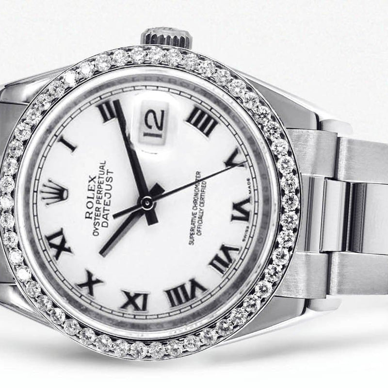 Diamond Rolex Datejust | Stainless Steel | 36 Mm