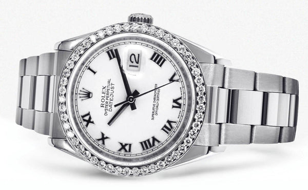 Diamond Rolex Datejust | Stainless Steel | 36 Mm