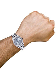 Diamond Rolex Datejust | Stainless Steel | Diamond Silver Roman Numeral Dial | 36 MM