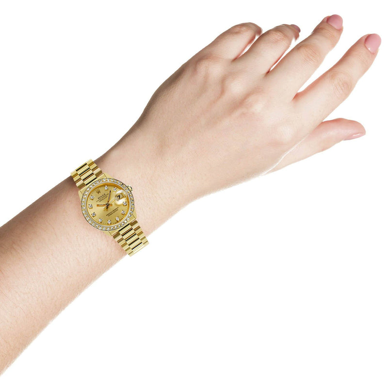 Rolex Datejust Watch For Women | Yellow Gold | 31 Mm