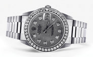 Rolex Datejust Presidential Watch For Women | 18K White Gold | 31 Mm